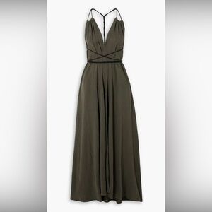 Caravana Dark Green Multiway Dress w Leather Straps, OS